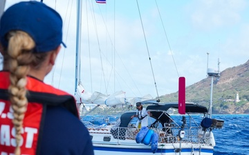Coast Guard escorts sailing vessel into Honolulu after transpacific voyage