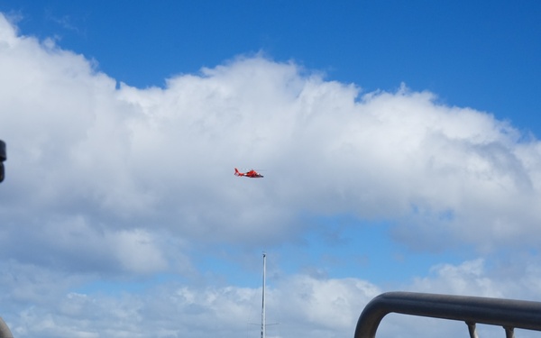 Coast Guard escorts sailing vessel into Honolulu after transpacific voyage