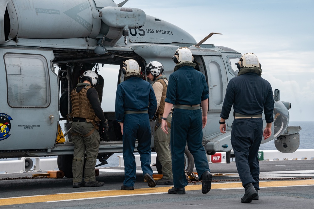 USS America (LHA 6) Hosts Midshipmen