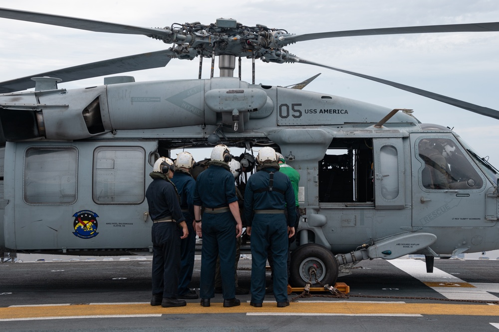 USS America (LHA 6) Hosts Midshipmen