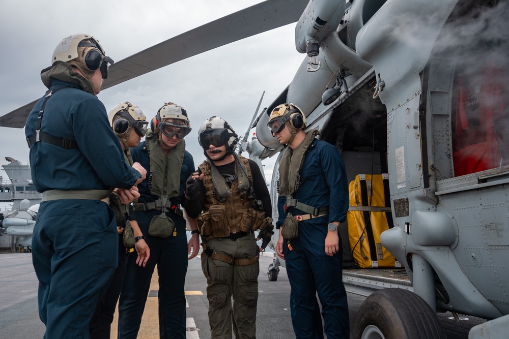 USS America (LHA 6) Hosts Midshipmen