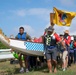 U.S. Sailors and Marines visit the Cabrillo Beach Youth Center for LA Fleet Week