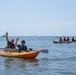 U.S. Sailors and Marines visit the Cabrillo Beach Youth Center for LA Fleet Week