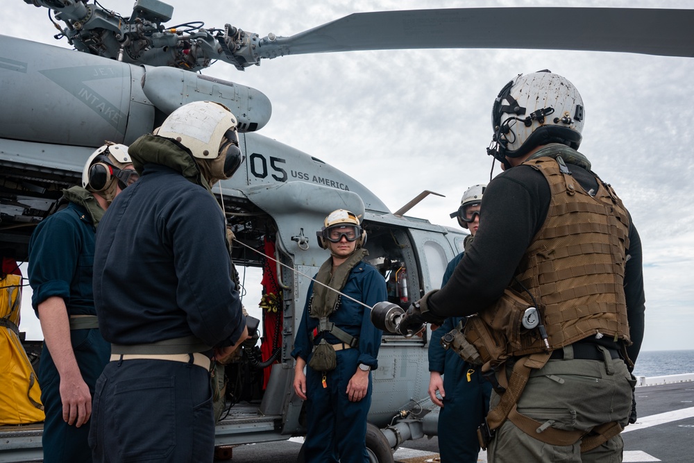 USS America (LHA 6) Hosts Midshipmen