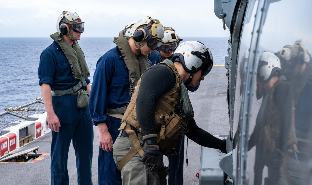 USS America (LHA 6) Hosts Midshipmen