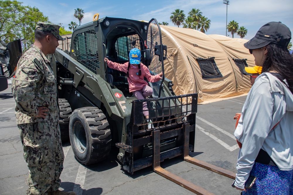 NMCB 4 Seabees at Los Angeles Fleet Week 2025