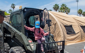 NMCB 4 Seabees at Los Angeles Fleet Week 2025