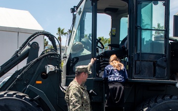 NMCB 4 Seabees at Los Angeles Fleet Week 2025