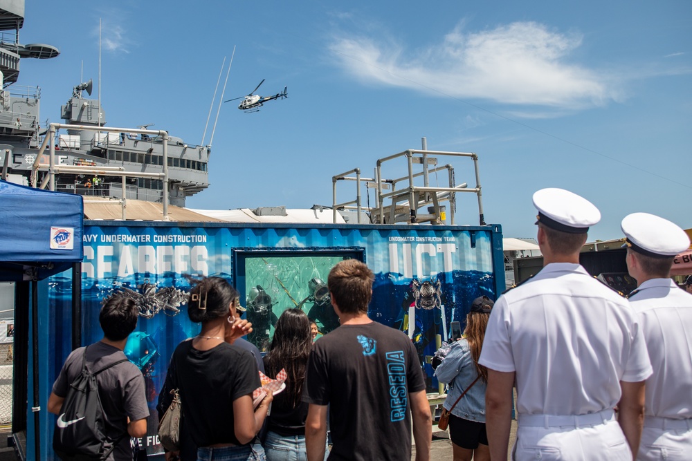 UCT-2 Seabees at Los Angeles Fleet Week