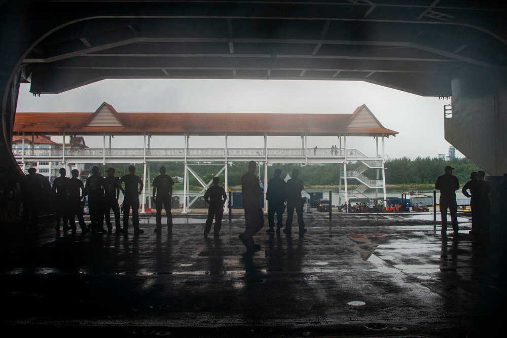 USS Nimitz Conducts Port Call in Malaysia