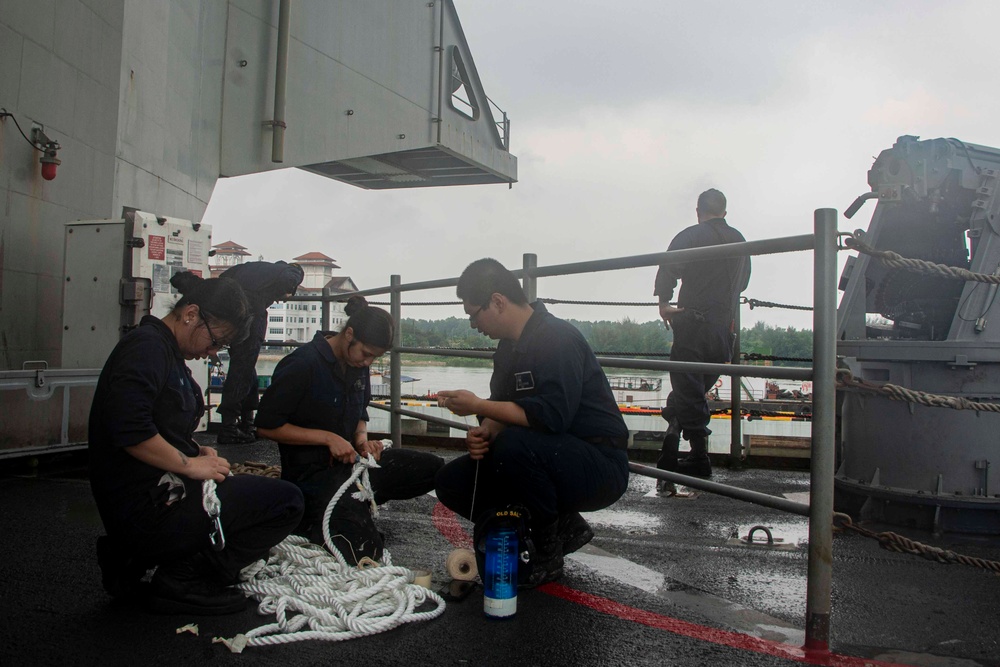 USS Nimitz Conducts Port Call in Malaysia