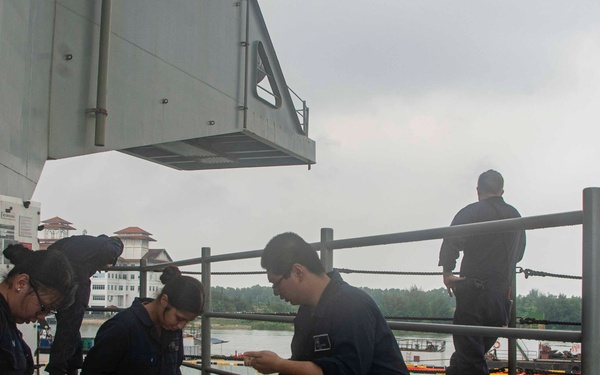 USS Nimitz Conducts Port Call in Malaysia