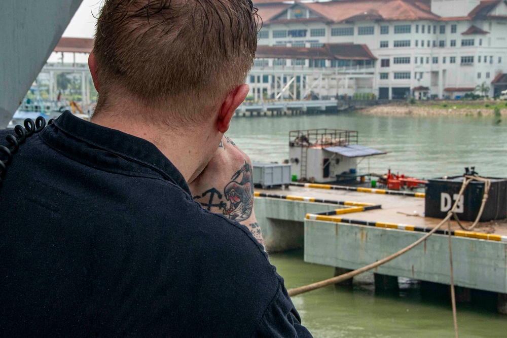 USS Nimitz Conducts Port Call in Malaysia