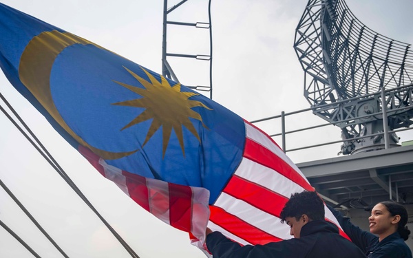 USS Nimitz Conducts Port Call in Malaysia