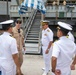 Royal Malaysian Navy Officers Visit the USS Nimitz