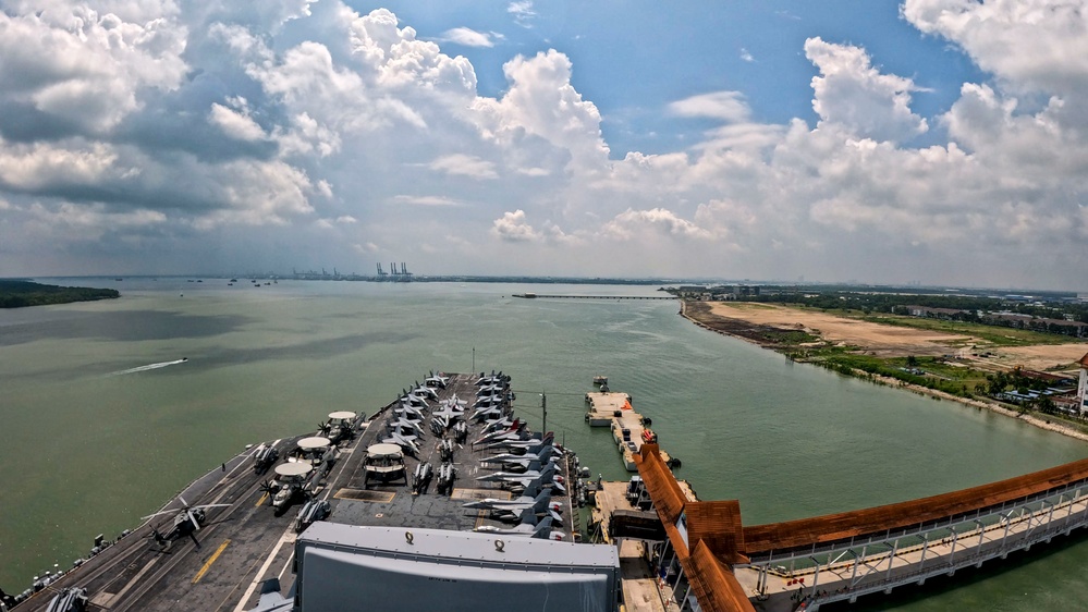 USS Nimitz Conducts Port Call in Malaysia