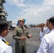 Royal Malaysian Navy Officers Visit the USS Nimitz