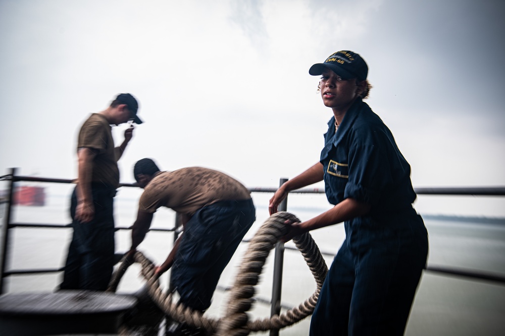 USS Nimitz Conducts Port Call in Malaysia