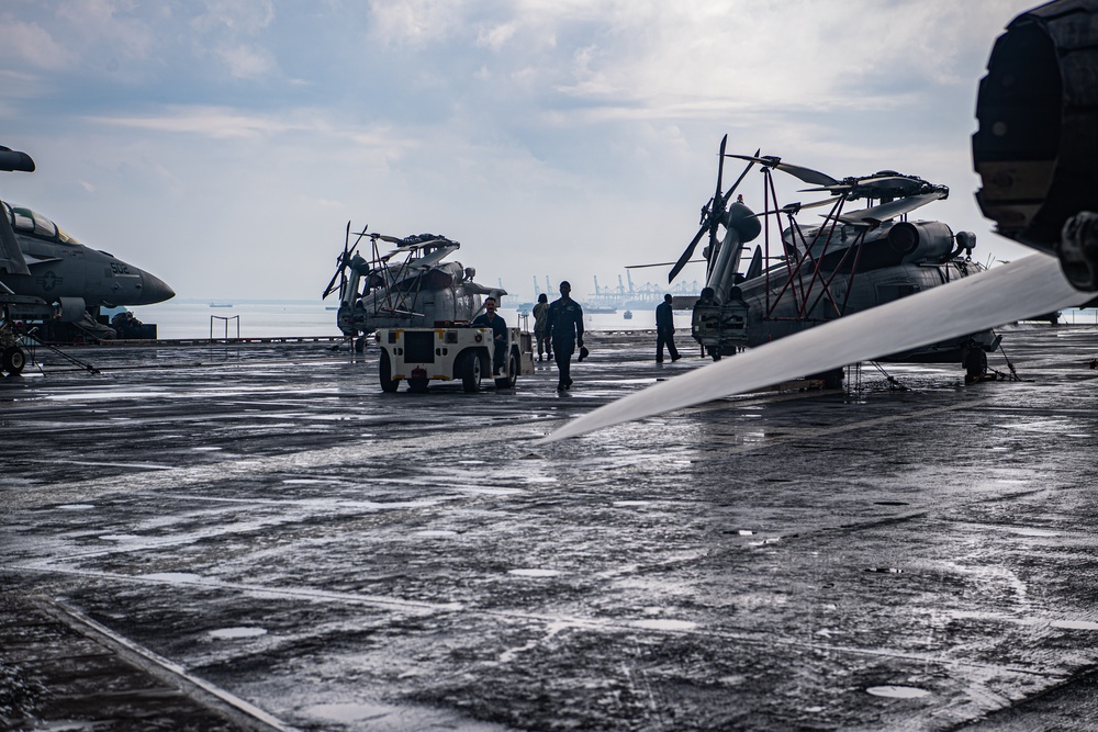 USS Nimitz Conducts Port Call in Malaysia