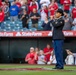 U.S. Service Members Attend LA Angels Game for LA Fleet Week