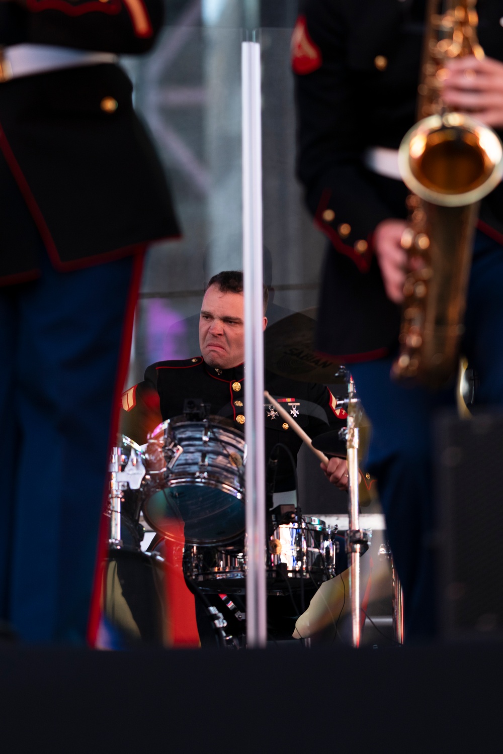 FWNY25: 2nd Marine Division Band plays in Times Square