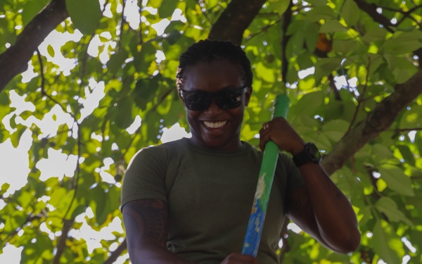 KAMANDAG 9: VMM-364 and MWSS-373 participate in a community service project