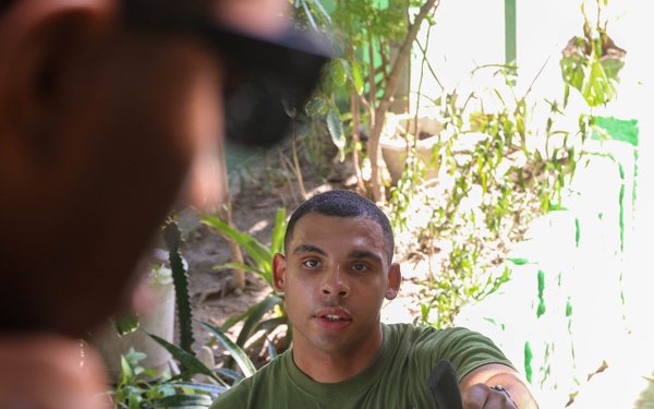 KAMANDAG 9: VMM-364 and MWSS-373 participate in a community service project