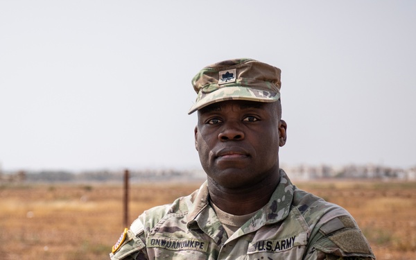 SETAF-AF chief of fires poses for a photo at African Lion 2025