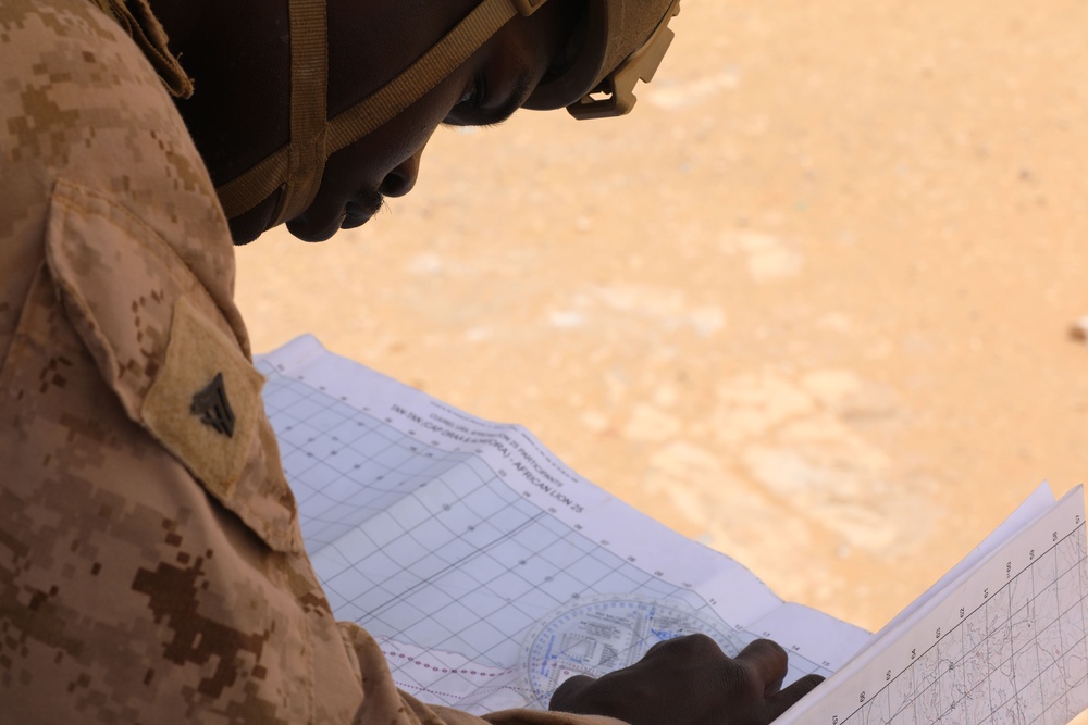 US Marines, Morocco conduct call for fire training at African Lion 2025