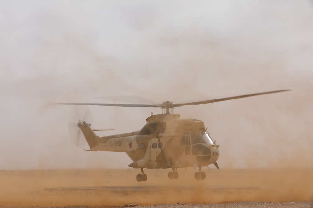 US Marines, Morocco conduct call for fire training at African Lion 2025