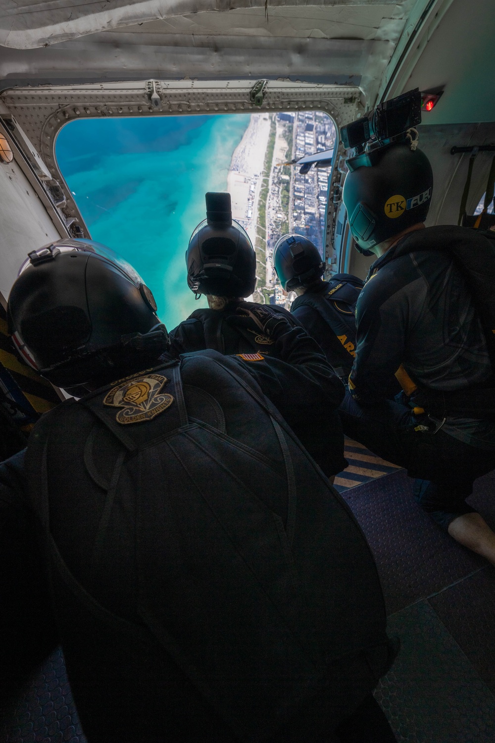The U.S. Army Parachute Team Jumps Into The Hyundai Air and Sea Show