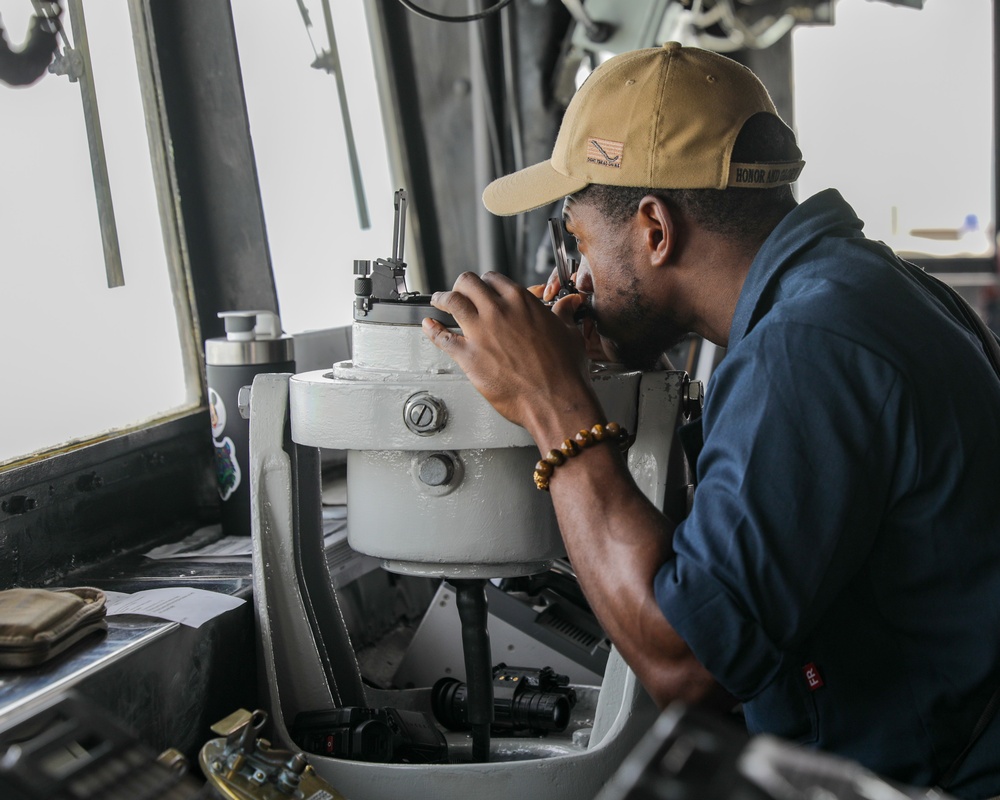 USS Princeton conducts operations in the U.S. Central Command area of responsibility as part of the Carl Vinson Carrier Strike Group