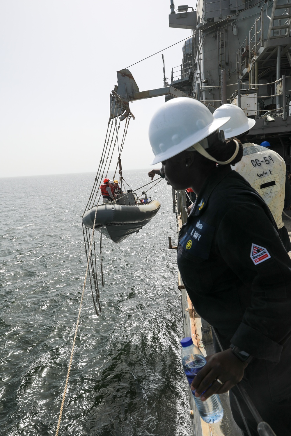 USS Princeton conducts operations in the U.S. Central Command area of responsibility as part of the Carl Vinson Carrier Strike Group