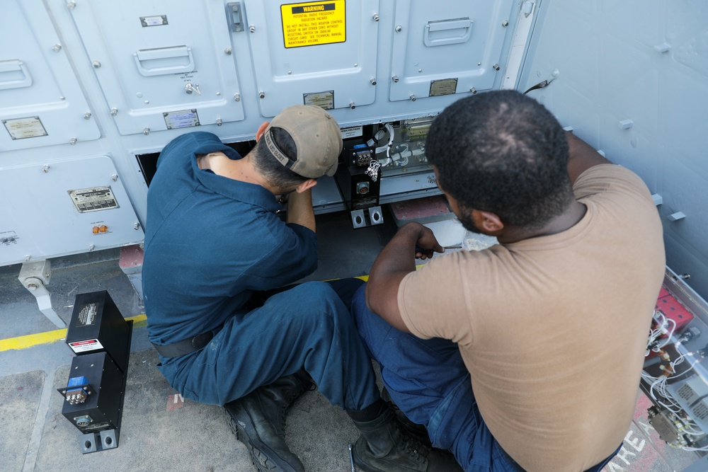 USS Princeton conducts operations in the U.S. Central Command area of responsibility as part of the Carl Vinson Carrier Strike Group
