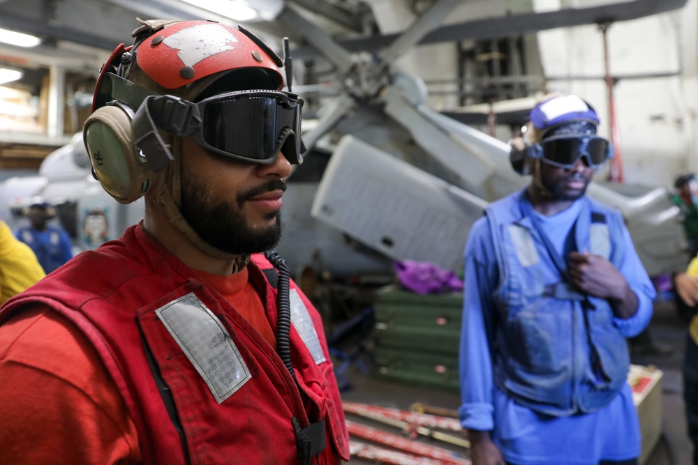 USS Princeton conducts operations in the U.S. Central Command area of responsibility as part of the Carl Vinson Carrier Strike Group