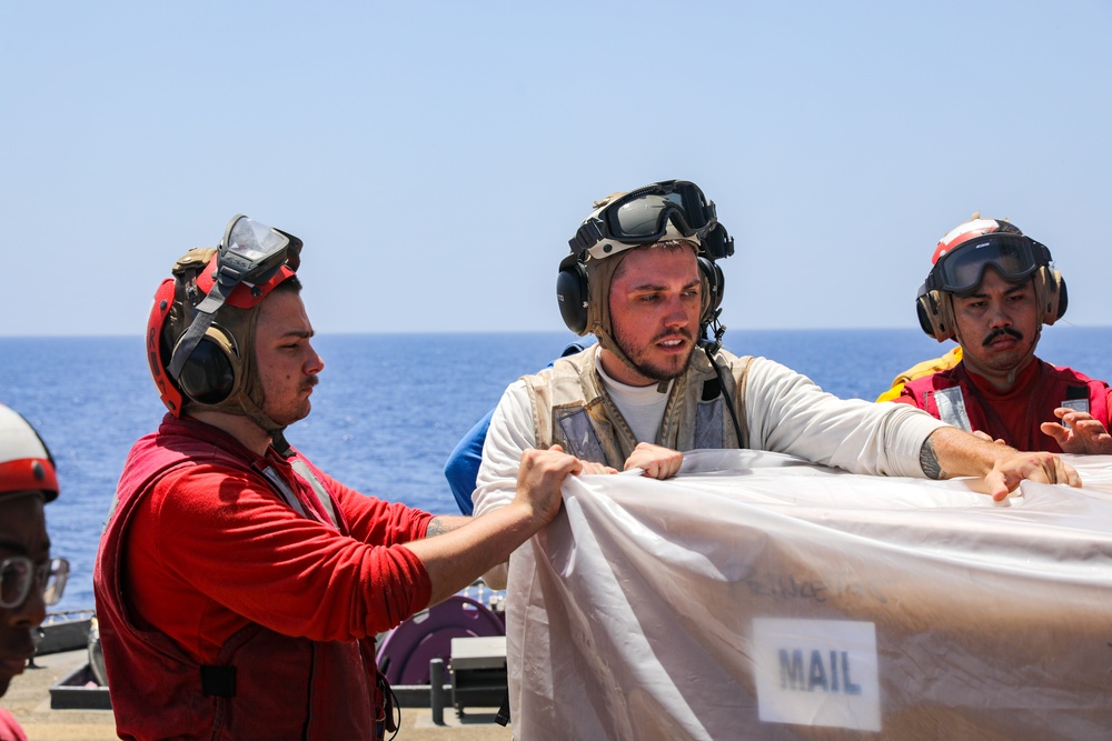 USS Princeton conducts operations in the U.S. Central Command area of responsibility as part of the Carl Vinson Carrier Strike Group