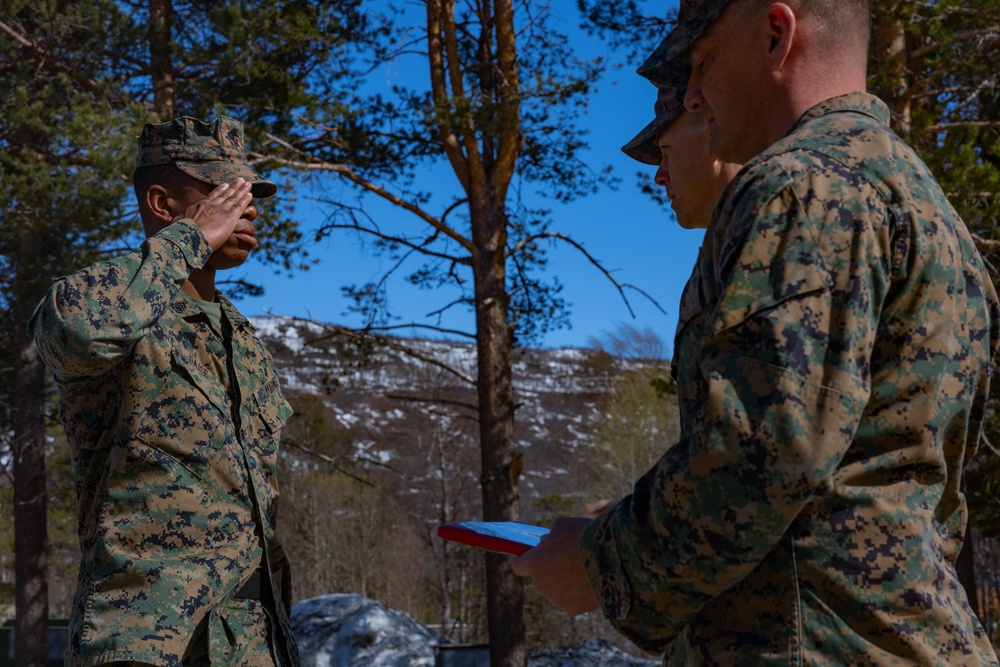 Staff Sgt. Edward Daise Awarded Navy and Marine Corps Commendation Medal