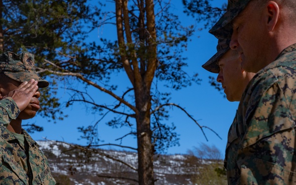 Staff Sgt. Edward Daise Awarded Navy and Marine Corps Commendation Medal