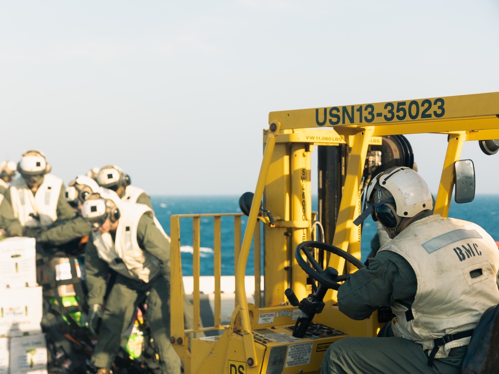 22nd MEU | Resupply at Sea During ARGMUEX