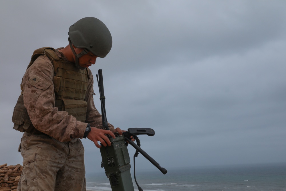 US Marines, Morocco conduct air naval gunfire operations at African Lion 2025