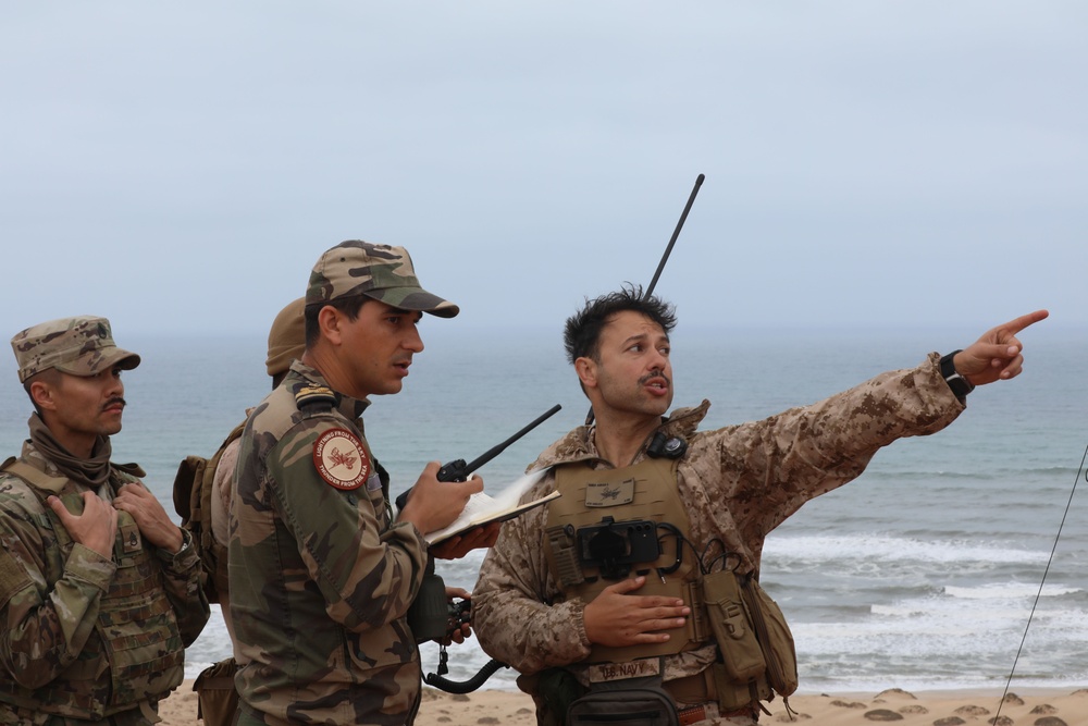 US Marines, Morocco conduct air naval gunfire operations at African Lion 2025