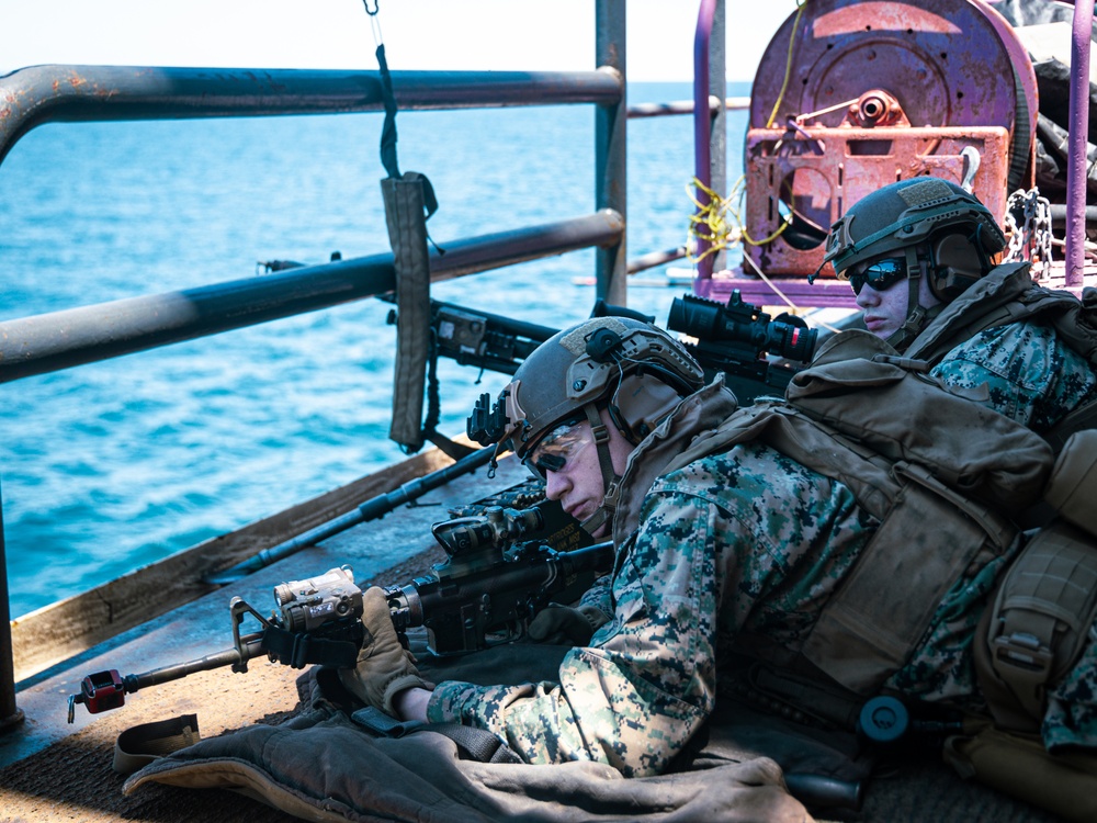 22nd MEU | Defense of the Amphibious Task Force During ARGMUEX