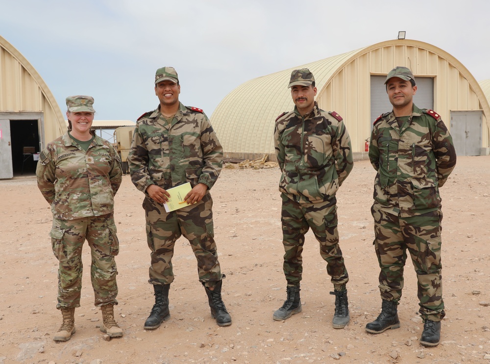 US, Morocco conduct trauma splinting training at African Lion 2025