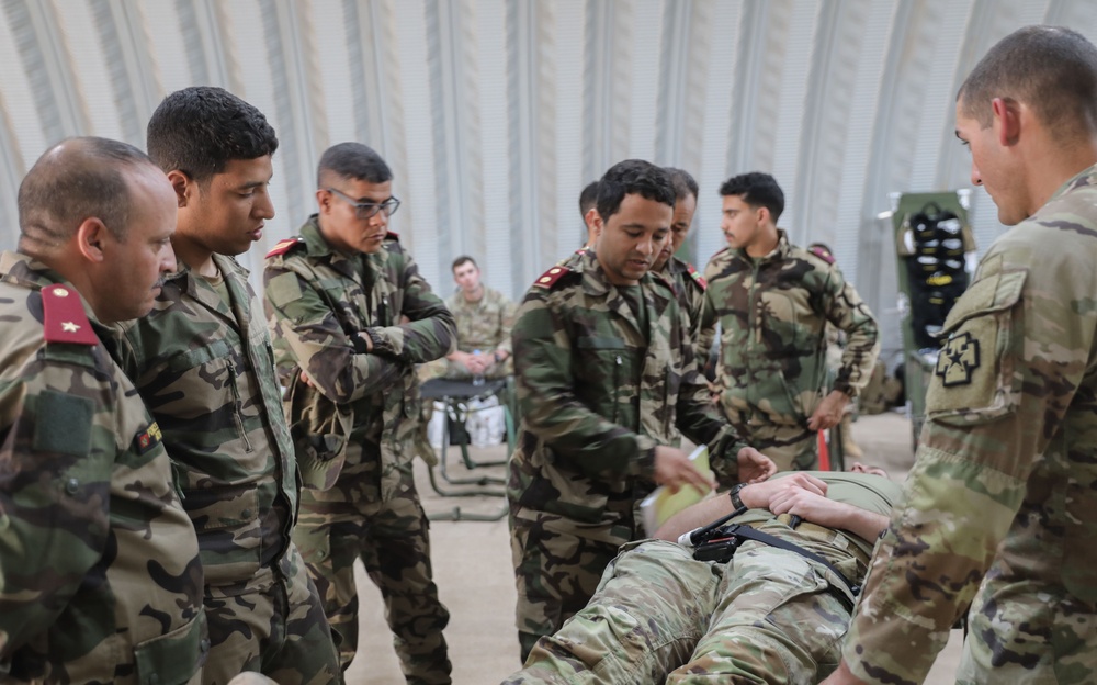 US, Morocco conduct trauma splinting training at African Lion 2025