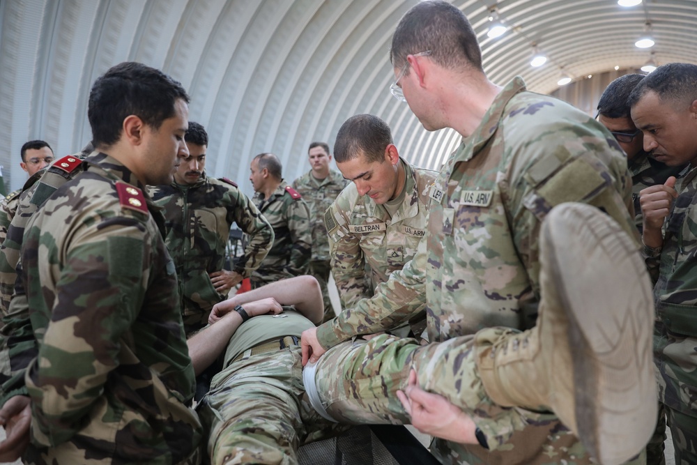 US, Morocco conduct trauma splinting training at African Lion 2025