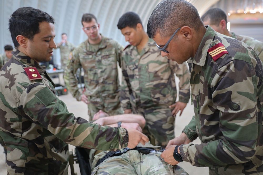 US, Morocco conduct trauma splinting training at African Lion 2025