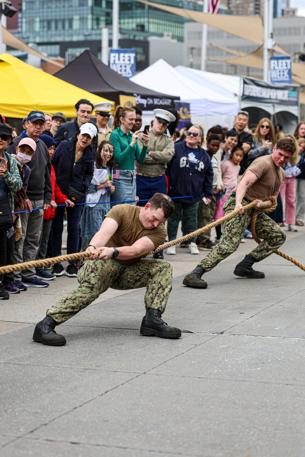 Tug-of-War Fleet Week New York 2025