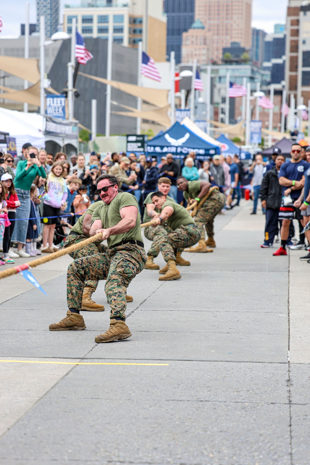 Tug-of-War Fleet Week New York 2025