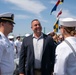 U.S Service Members and guests attend a reception during LA Fleet Week