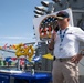 U.S Service Members and guests attend a reception during LA Fleet Week